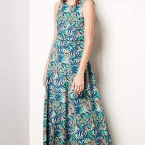 Lafayette 148 New York Estrella Cotton & Silk Maxi